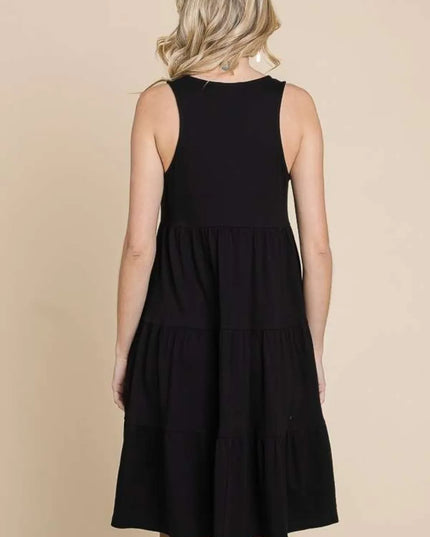 Culture Code Racerback Tiered Tank Dress