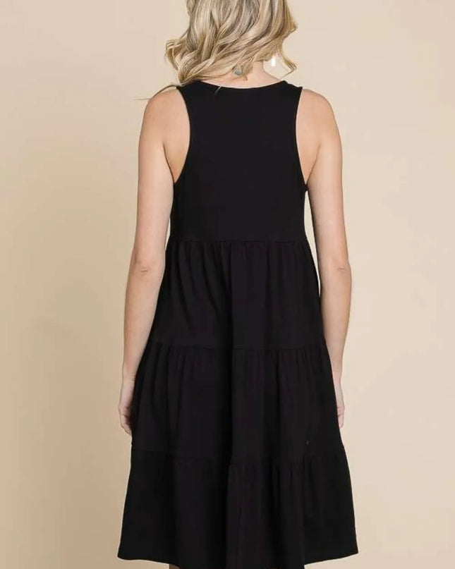 Culture Code Racerback Tiered Tank Dress