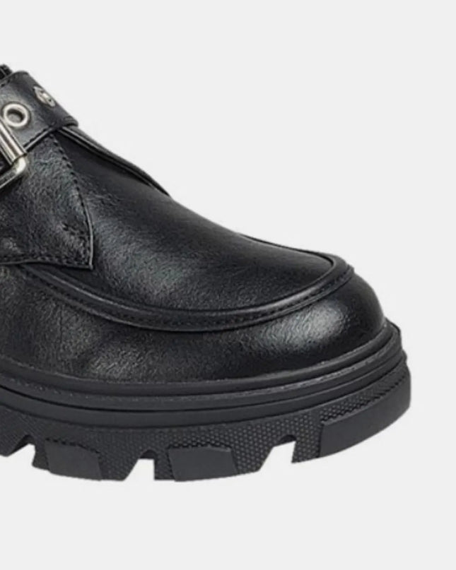 Forever Link Buckled Platform Lug Sole Loafers
