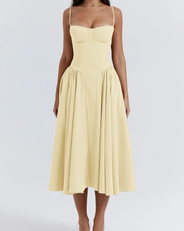 Ruched Sweetheart Neck Cami Dress