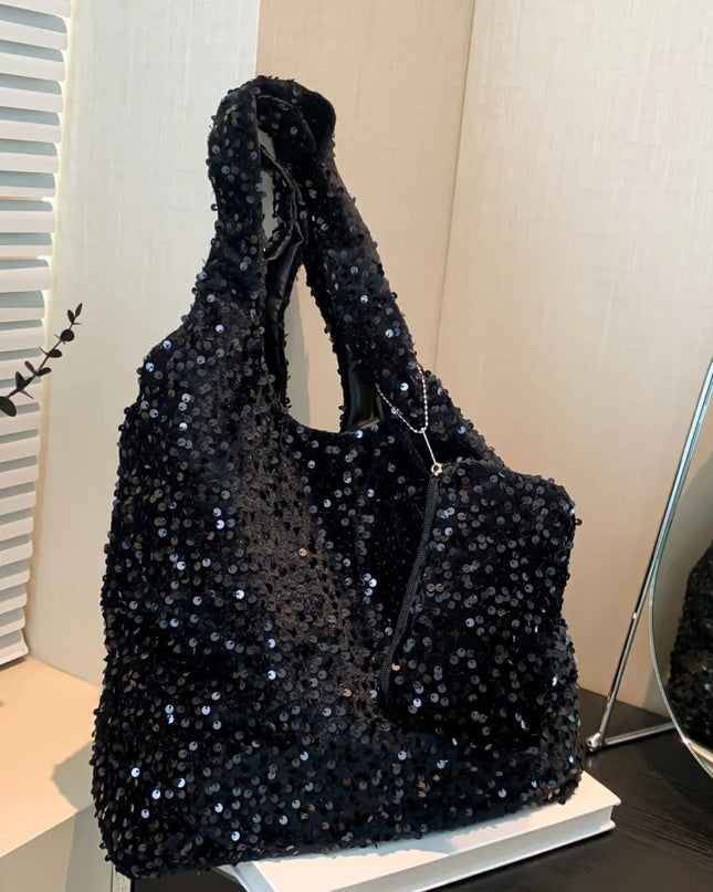 Sequin Polyester Handbag 