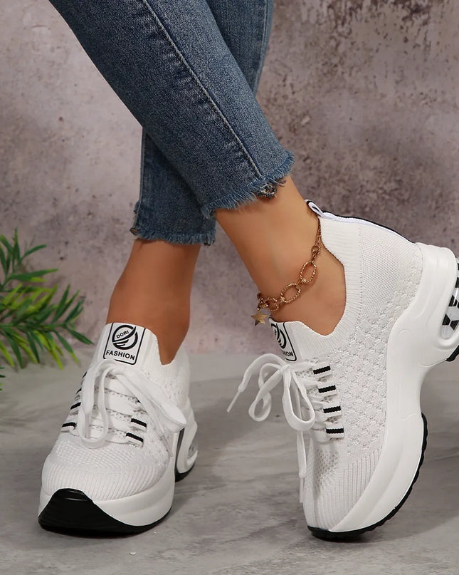 Lace Up Platform Sneakers