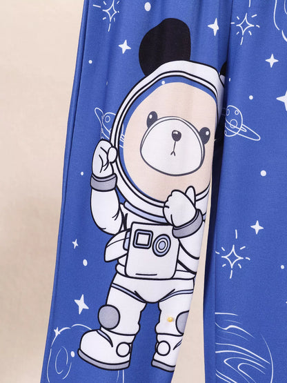 Children's Graphic Long Sleeve Top and Pants Set