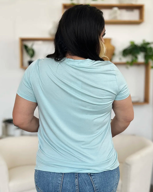 Basic Bae Bamboo Full Size Round Neck Short Sleeve T-Shirt Plus Size