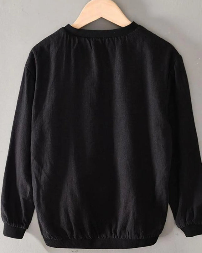 Men's Plus Size Zip Up Long Sleeve Jacket