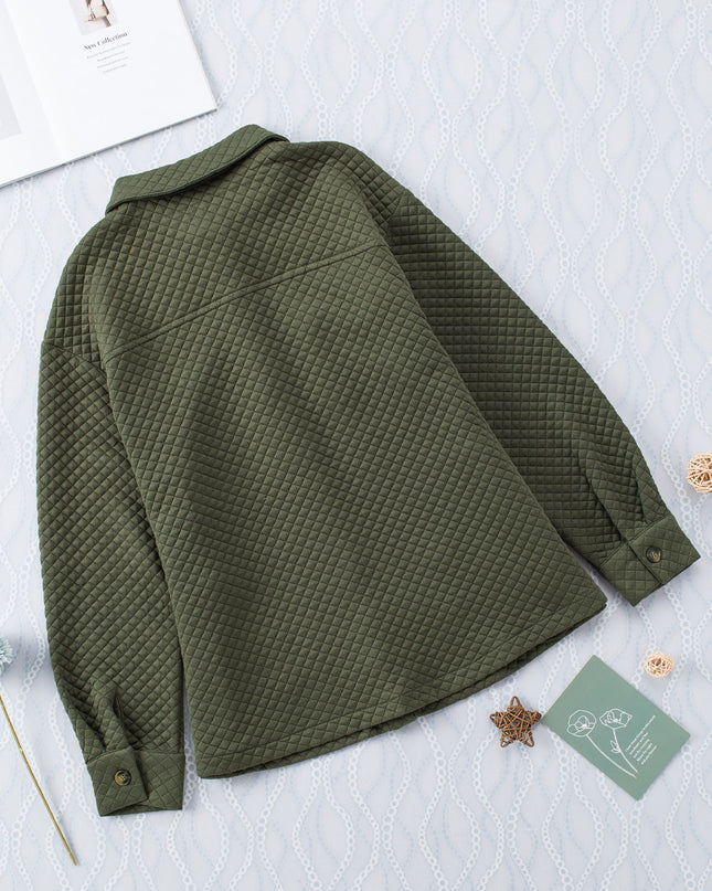 Button Down Collared Jacket