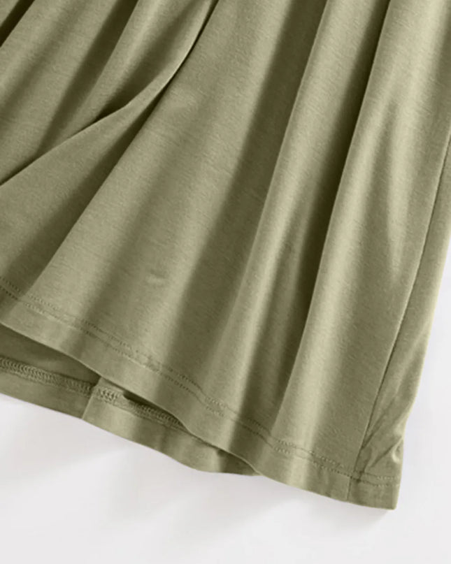 Scoop Neck Midi Cami Dress with Bra