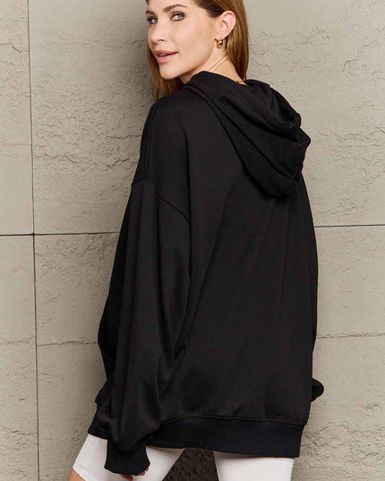 Simply Love Simply Love Full Size CREATE HAPPINESS Graphic Hoodie