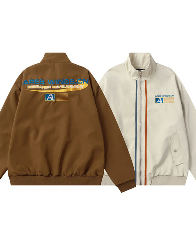 Men's Striped Long Sleeve Jacket