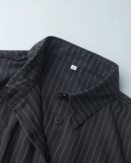 Striped Long Sleeve Shirt Dress