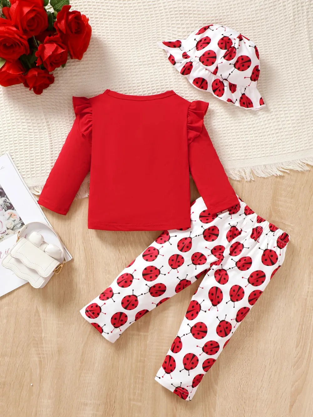 Children's Cartoon Top and Pants Set