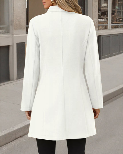 Button Up Long Sleeve Coat