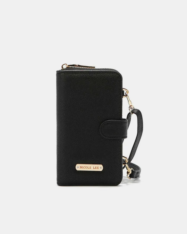Nicole Lee USA 2 Piece Phone Case Crossbody Wallet 