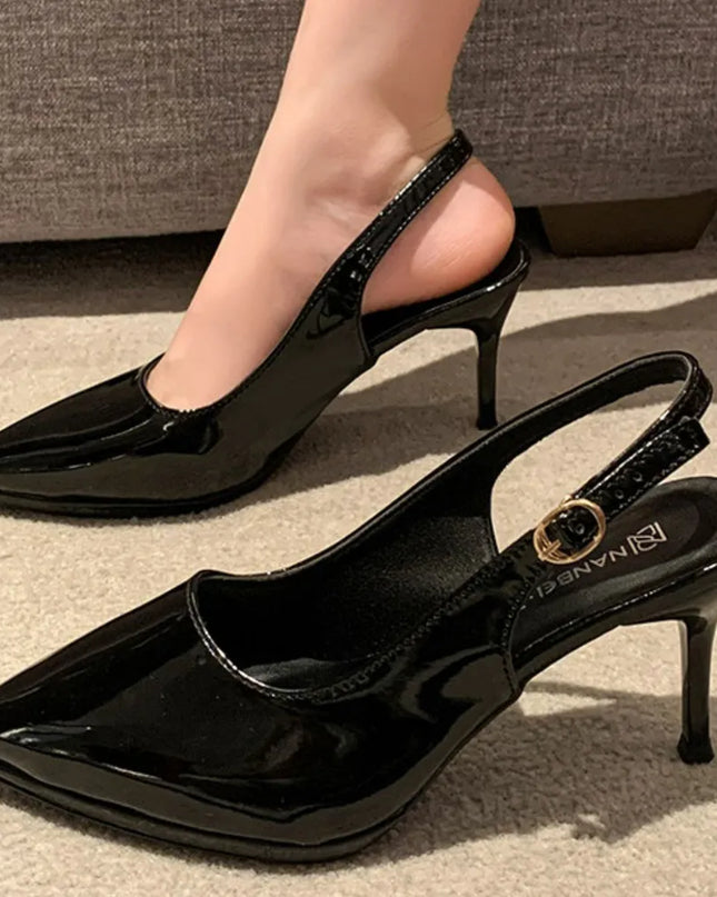 Point Toe Stiletto Pumps 