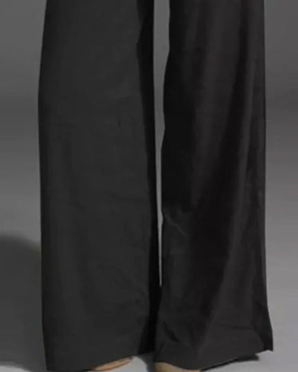 Full Size Wide Leg Pants with Pockets Plus Size