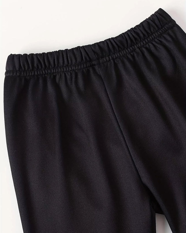 Children's Color Block Casual Hoodie & Pants Set