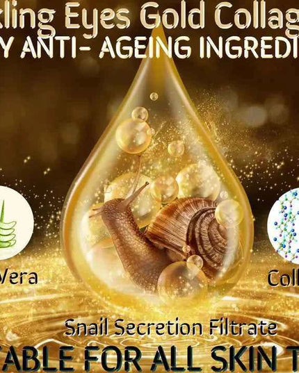 Ammuri Sparkling Collagen Gold Eyes Mask Under Eye Patches A