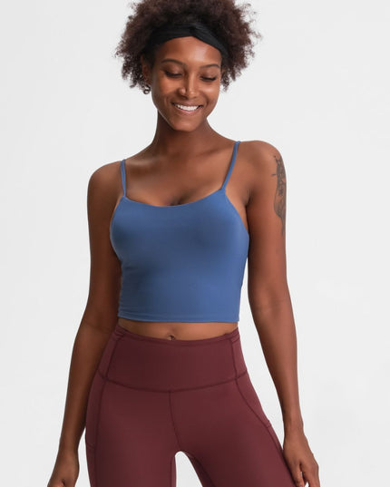 Millennia Feel Like Skin Scoop Neck Sports Cami