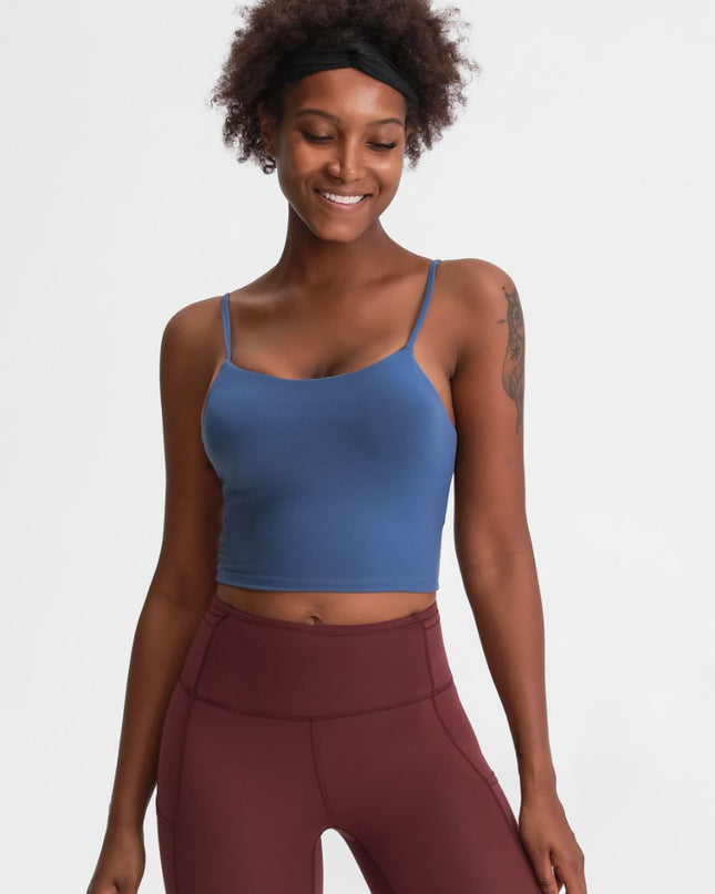 Millennia Feel Like Skin Scoop Neck Sports Cami