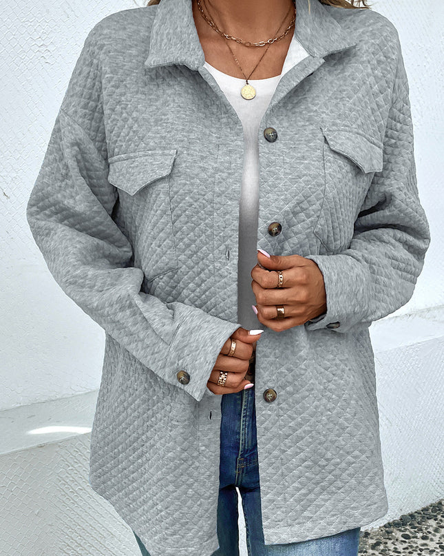 Button Down Collared Jacket