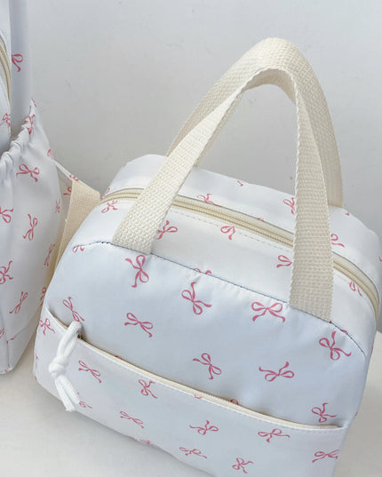 Bow Print 3-Piece Bag Set 