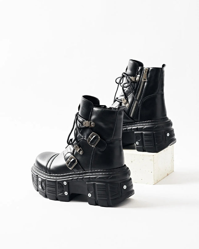 Lace Up Platform Boots