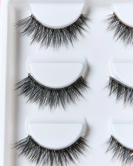 SO PINK BEAUTY Faux Mink Eyelashes 5 Pairs 