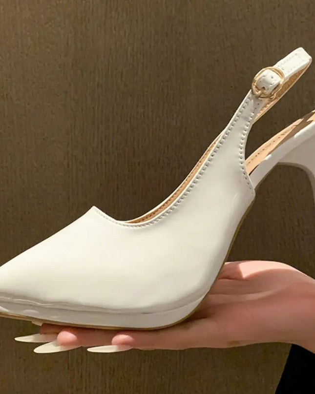 Point Toe Stiletto Pumps 