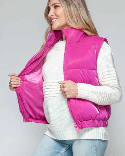 Snobbish Fine Fur Lining Quilted Vest