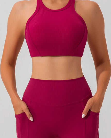 Round Neck Racerback Active Tank 