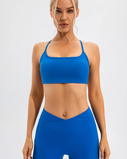 Crisscross Spaghetti Strap Active Cami 