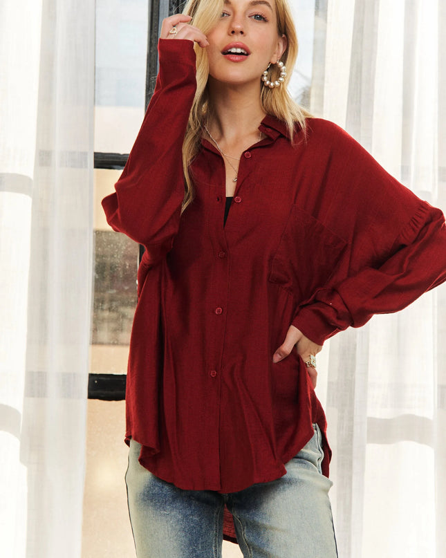 ADORA Button Down Linen Shirt