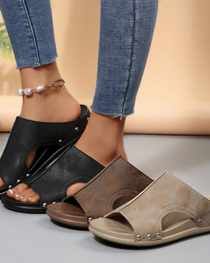 Open Toe Wedge Sandals