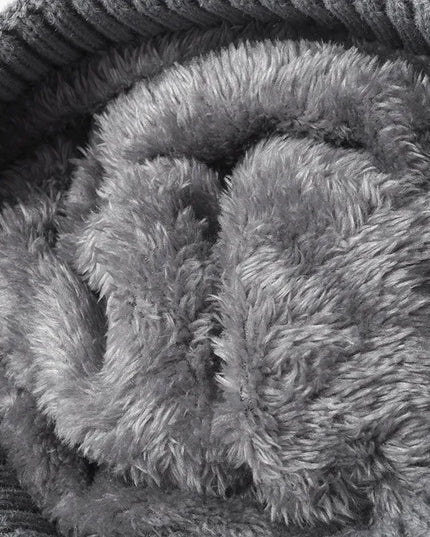 Cable Knit Solid Color Hat with Pompom