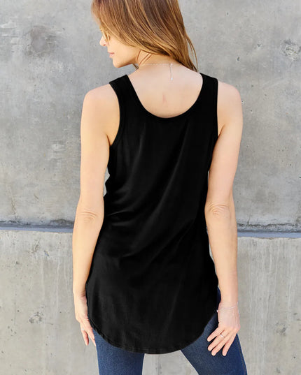 Basic Bae Bamboo Full Size Round Neck Tank