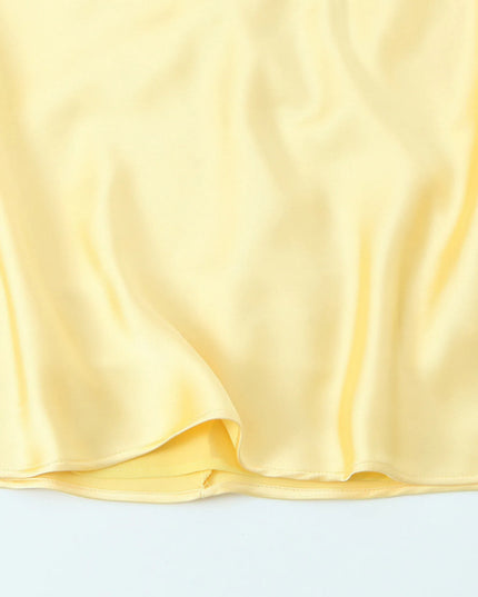 Satin V-Neck Cami Dress