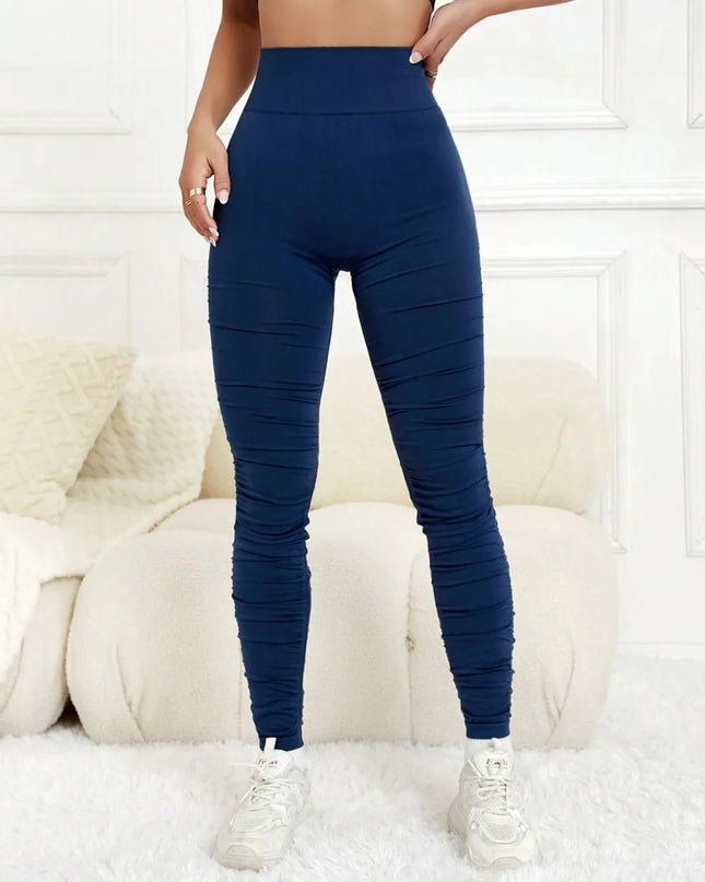Ruched High Waist Active Leggings 