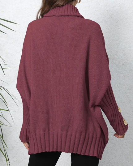 Turtleneck Long Sleeve Sweater