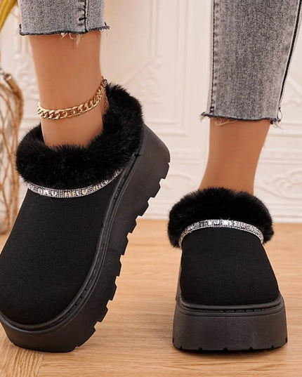 Round Toe Platform Boots