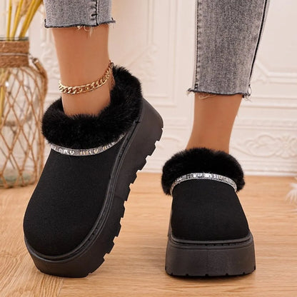 Round Toe Platform Boots