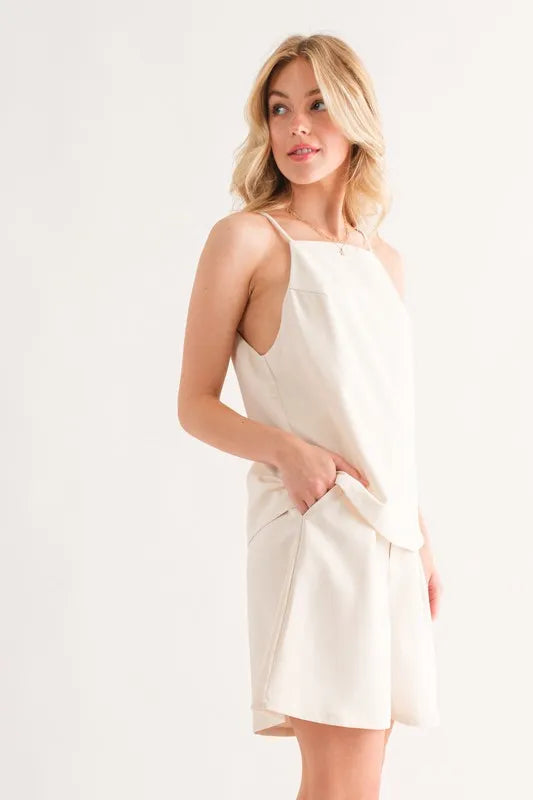 And The Why Sleeveless Basic Cami Top 