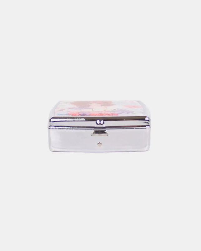 Nicole Lee USA Printed Metallic Square Pill Case