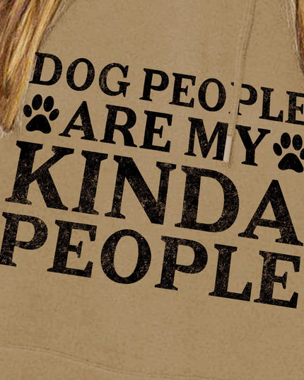 Simply Love Simply Love Full Size Dog Paw Slogan Graphic Hoodie