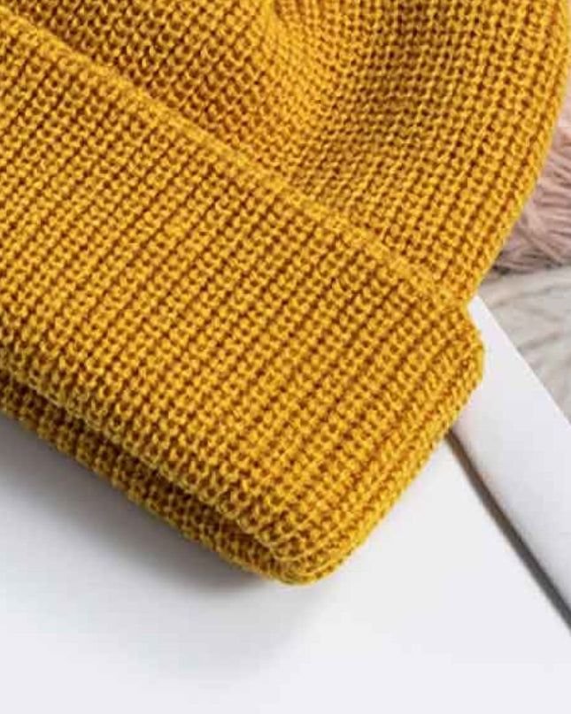 Cozy Rib-Knit Cuff Beanie