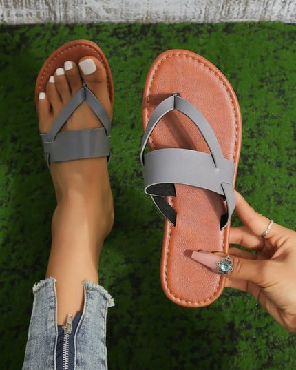 Toe Post Flats Sandals 
