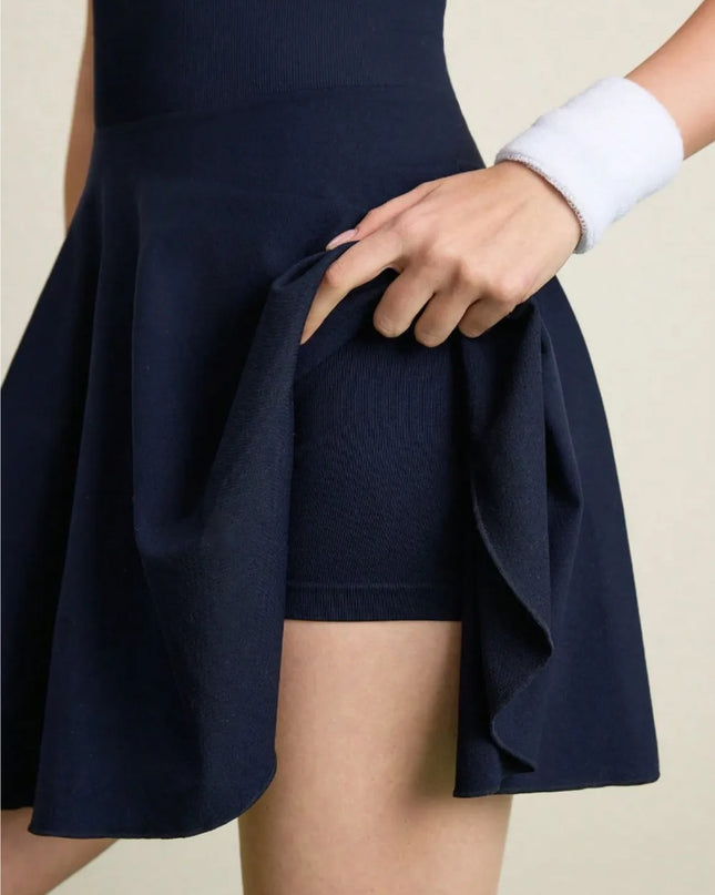 Backless Halter Neck Active Dress 