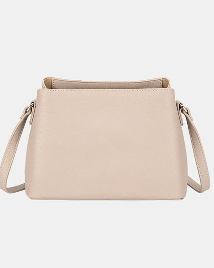 David Jones PU Leather Crossbody Bag