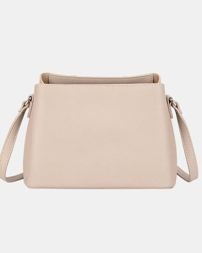 David Jones PU Leather Crossbody Bag