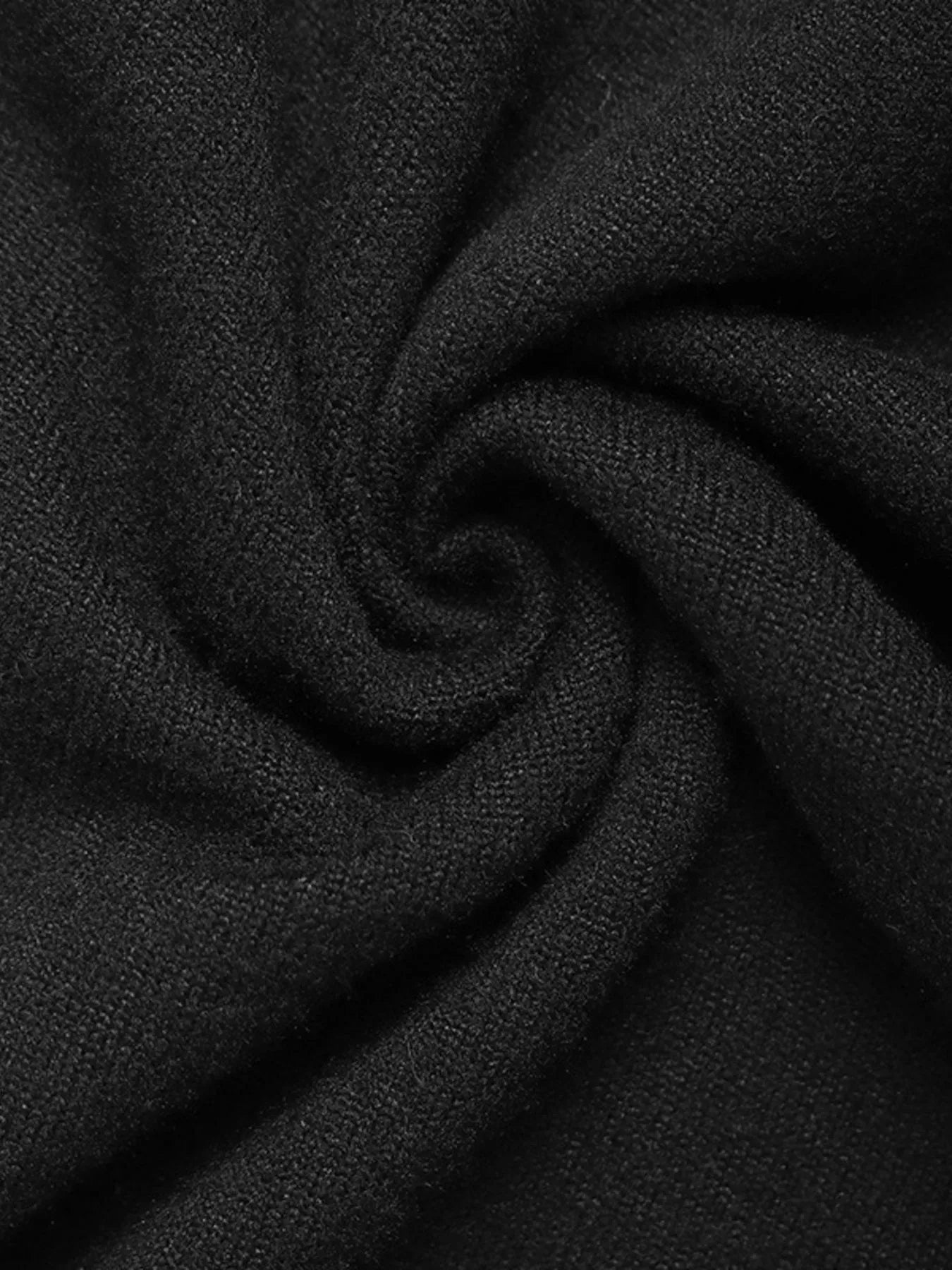 Asymmetrical Contrast Long Sleeve Dress