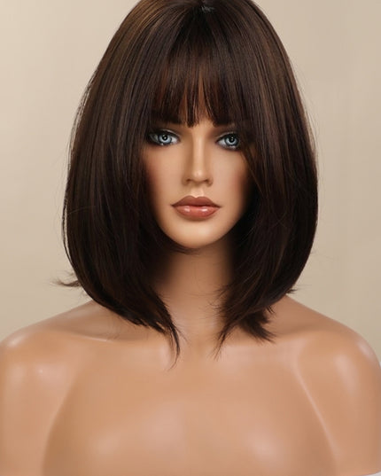 Full-Machine Bobo Synthetic Wigs 9''